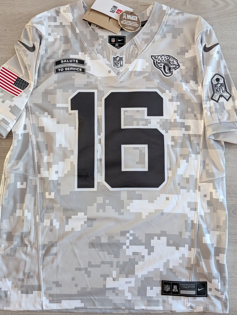 Nwt Nike Trevor Lawrence Salute To Service Camo Jersey